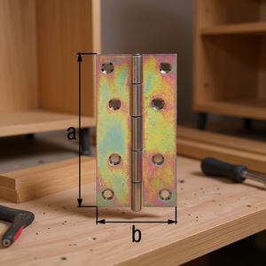 Scharnier H.31,5mm B.26mm S.0,75mm STA GAH-50pcs Organizadores de Gabinetes VPE - Product Image 3