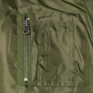 Veste universitaire en satin léger imprimé avec logo personnalisé Veste universitaire en satin de haute qualité pour la vente en ligne - Product Image 3