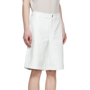 Men Leather <b>Shorts</b> With Stylish <b>Zipper</b> Design For Street And Party Wear Luxury Men Leather <b>Shorts</b> - Product Image 2