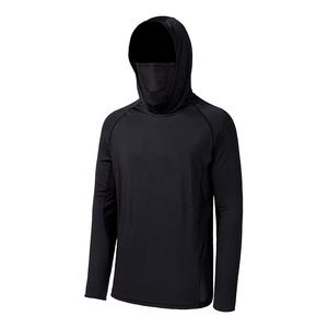 Personnalisé UPF 50 + Chemises de pêche à capuche à manches longues pour hommes Respirant Léger Protection solaire Sweat à capuche de pêche avec masque facial - Product Image 6