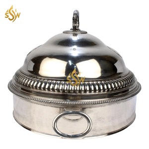 หม้อก้นลึกทรงกลมขนาดใหญ่สำหรับโรงแรมและอาหารงานแต่งงานหม้อเสิร์ฟร้อนมาตรฐานใหม่ - Product Image 5