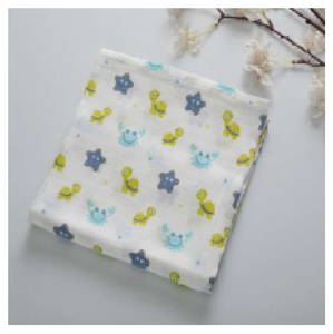 Organic Cotton <b>Muslin</b> Swaddle <b>Blanket</b> Soft Lightweight Multicolor Wrap for Newborns OEM Infant Textile Wholesale - Product Image 3