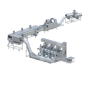 Tùy chỉnh hoàn toàn tự động thép không gỉ 304 đậu phộng Nut lớp phủ chiên nhà máy chế biến động cơ động cơ bơm bánh PLC đậu tương - Product Image 1