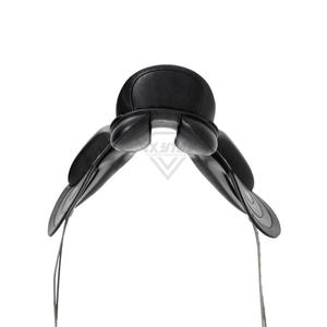 Selle de cheval en cuir OEM disponible en tailles et couleurs personnalisées, conçue pour l'équipement équestre professionnel. - Product Image 3