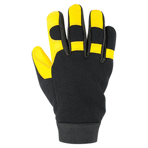 Gants de mécanique en cuir de qualité supérieure résistants à la chaleur de haute qualité antistatiques Anti-vibration sans silicone sans poudre personnalisables - Product Image 3