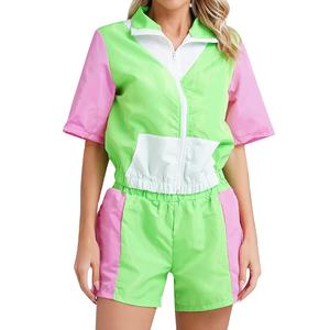 Conjuntos Impermeables de Dos Piezas para Mujer, Chaqueta Cortavientos, Estilo Urbano, Color Sólido, Trajes para Lluvia, HECHO POR HS 2026 - Product Image 3