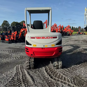 2024 Takeuchi TB230RA Mini pelle sur chenilles avec moteur Kubota pompe à moteur boîte de vitesses PLC roulement - Product Image 4