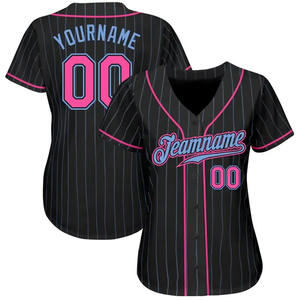 OEM personnalisé sublimation couleur noire hommes maillots de baseball porter bouton vers le bas Shriner maillot de baseball avec Logo du client - Product Image 1