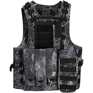 Equipo de Paintball, Chaleco Protector de Pecho Negro para Paintball - Product Image 1