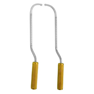 Dissecteur sous-mammaire Agris Dingmann 35 cm, outil chirurgical manuel en acier pour la dissection des seins, certifié CE Classe I, lame SR-200 - Product Image 3
