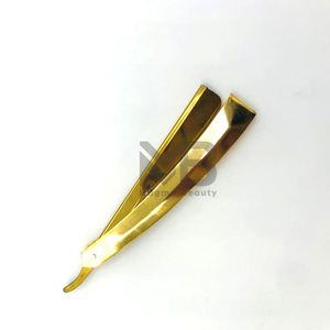 Maquinillas de afeitar para depilación de alta durabilidad plegables chapadas en oro, maquinilla de afeitar corporal reutilizable de seguridad para depilación - Product Image 6