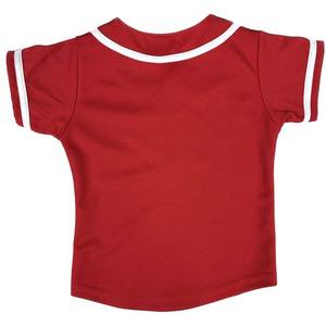 Maillots de baseball personnalisés de couleur unie 100% polyester Antibactérien Protection UV Respirant Séchage rapide Col en V Adultes - Product Image 6