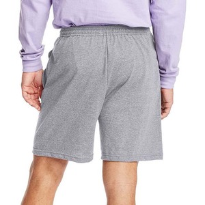 Pantalones cortos deportivos de algodón OEM para hombre, pantalones cortos deportivos de lana cómodos para correr, de secado rápido, transpirables, con bolsillos, personalizados - Product Image 4