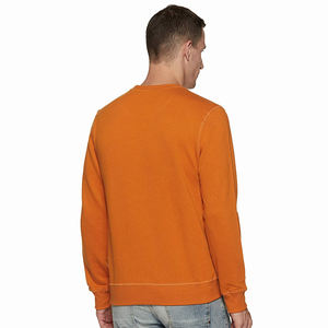 Sudadera superventas para hombre, sudadera de manga larga de talla grande de Color naranja, sudadera de ropa de calle para Unisex - Product Image 2