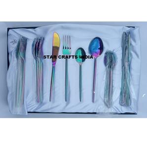 Premium Silverware Set Hotels & Restaurants Uses Reusable High Quality Stainless Steel <b>Mirror</b> Polished Cutlery Set And Flatware - Product Image 6