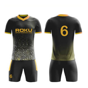 Uniforme de football personnalisé de haute qualité pour adultes, vêtements de sport en polyester de grande taille, nom de l'équipe, logo direct du service OEM, couleurs personnalisées - Product Image 5