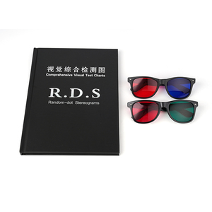 หนังสือทดสอบการมองเห็นแบบครบวงจร RDS แผนภูมิทดสอบการมองเห็นแบบสเตอริโอและสี สำหรับการตรวจวัดสายตา - Product Image 2