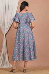 Wholesale Nursing Clothing Pregnancy Maternity Postpartum <b>Dress</b> With <b>Breastfeeding</b> Wear Clothes Cotton Nursing <b>Dress</b> Robe - Product Image 6