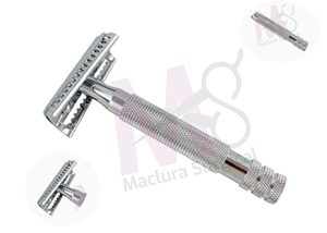 Maclura Ensemble de 3 rasoirs de sécurité chirurgicaux à barre inclinée Lame en acier inoxydable durable - Product Image 6
