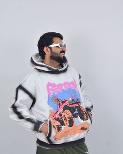 ชุดสเวตเตอร์ของผู้ชายผ้าคอตตอนสีทึบเหมาะกับฤดูหนาวผ้า100% สบาย - Product Image 2