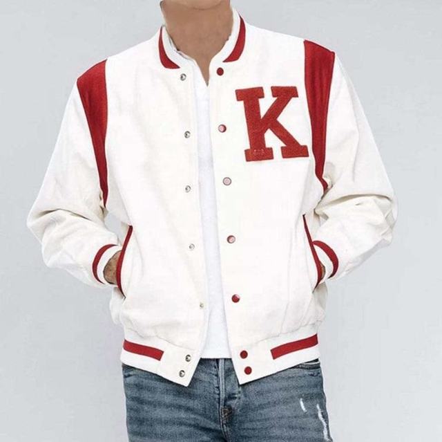 Custom Design Wool Varsity Jacket Leather Sleeves Personalized College Bomber Jacket for Men Supplier