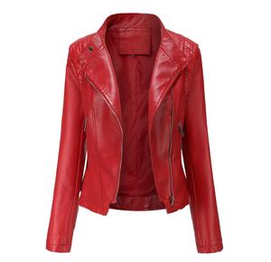 Chaquetas de cuero para mujer al por mayor, todas las tallas disponibles en colores atractivos fabricados profesionalmente - Product Image 4