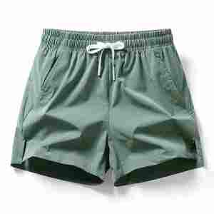 Pantalones cortos deportivos para correr para hombre, pantalones cortos deportivos elásticos personalizados para gimnasio al aire libre - Product Image 1