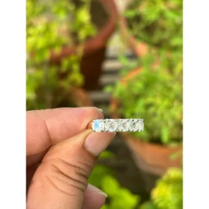 Five Round Moonstone <b>Ring</b> <b>925</b> Sterling <b>Silver</b> Handmade Gemstone <b>Ring</b> Wholesale Jewelry Supplier - Product Image 4