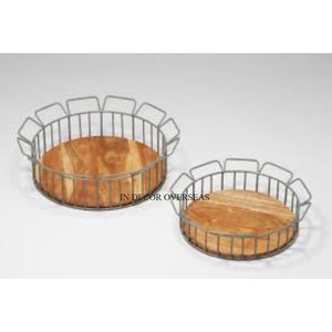 Customized Color And Size Available Luxurious Quality Metal Made Unique Fancy Designer Bread & <b>Fruit</b> <b>Storage</b> Basket Kitchenware - Product Image 5