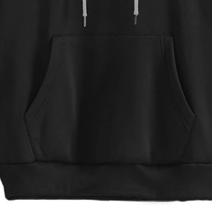 Sudadera con capucha Unisex con logotipo personalizado 100% algodón Boxy Pullover con capucha transpirable Anti-Pilling Fleece Hoodies para mujer - Product Image 2