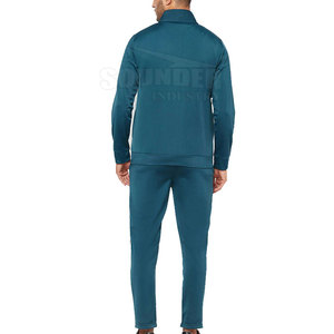 Fabricación de chándales de tamaño personalizado de alta calidad Trajes de jogging Chándal de hombre de estilo de cremallera de gran tamaño - Product Image 2