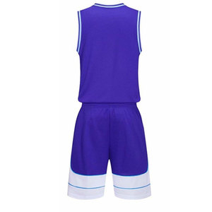 Uniforme respirant de vêtements de basket-ball personnalisés pour hommes avec impression de logo Ensembles à bas quantité minimale de commande - Product Image 3