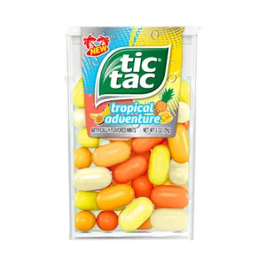 Bulk supplier orange mint tablet candy Fresh breath Ti-c -T-ac mint candy chewing gum
