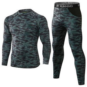 Vêtements de sport pour hommes, vêtements de sport actifs, vêtements de sport athlétiques, vêtements de sport de fitness, ensemble de vêtements de sport de gym, vêtements de compression pour la course à pied, survêtement - Product Image 1