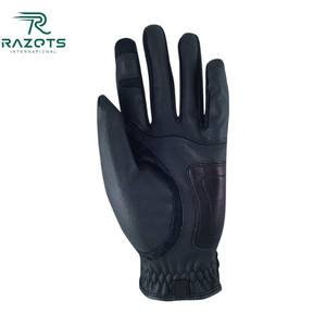 Gants de golf en cuir Cabretta personnalisés de haute qualité pour la main gauche respirants avec une adhérence élevée et une protection UV pour le sport - Product Image 5