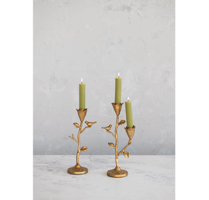 Bougeoir en métal doré unique pour mariage, noël, pâques et halloween, bougeoir décoratif pour la maison, les événements et les fêtes. - Product Image 1