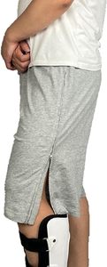 2025 Pantalons déchirés pour hommes Joggers à fermeture éclair complète Pantalons de survêtement en coton post-chirurgie pour hommes au prix de gros - Product Image 4