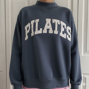 Women Oversized <b>Long</b> <b>Sleeve</b> Mockneck Casual Winter Breathable <b>Top</b> Streetwear Style for Comfortable Daily Wear - Product Image 1