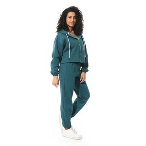 Survêtement pour femmes sur mesure avec logo personnalisé, de haute qualité, idéal pour le streetwear décontracté ou la tenue de sport pour femmes - Product Image 4