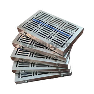 Dental Sterilization Sterile Instrument Cassette for 20pcs Detachable Autoclave Stainless Steel Cassette Tray Rack <b>Box</b> - Product Image 1