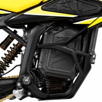 Moto tout-terrain électrique haute performance 8 kW de puissance maximale 58 V 22 Ah vitesse maximale de 65 km/h avec cadre en aluminium forgé