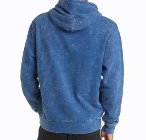 Sudaderas con capucha de invierno de 300gsm para hombre de la mejor calidad, diseño personalizado de lavado ácido, Color sólido liso directo desde Pakistán - Product Image 5