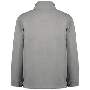 Veste en polaire recyclée écologique Logo personnalisé Pull en sherpa Fermeture éclair intégrale Vêtements d'hiver pour hommes - Product Image 6