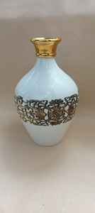 Le trio de vase à fleurs de luxe bleu fait à la main Vase en fer à décor moderne de qualité supérieure pour la maison, l'hôtel et les cadeaux de coopération - Product Image 3