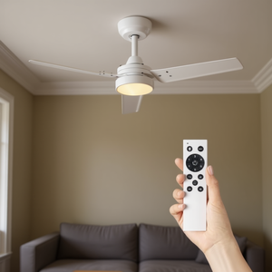 Ventilateur de plafond LED silencieux blanc 105 cm - Product Image 3