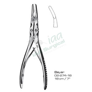 Rongeur de Doble Acción Beyer de 18 cm (7\") - Pinza Quirúrgica y Dental para Hueso - Product Image 6
