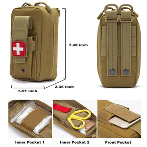 Bolsa de primeros auxilios de algodón de nailon hecha en fábrica profesional, bolsas médicas de verano de etiqueta privada duraderas para viajes y exteriores, venta al por mayor - Product Image 6