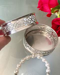 Posavasos de Acero Inoxidable de Lujo con Recubrimiento de Níquel para Mesa de Comedor, Decoración de Cocina y Bar, Juego de Accesorios de Bar Duraderos Hechos a Mano - Product Image 5