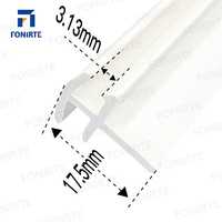Barre d'espacement décorative pour profilés de fenêtres et de portes en PVC blanc, accessoire de volet, bande de joint pour la décoration des cadres