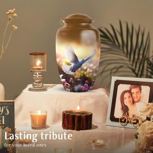 <b>Birds</b> Cremation Urns for Men Ashes Adult Male Burial Urns for Adult Human Ashes Women Unique Ashes Custom Size - Product Image 5